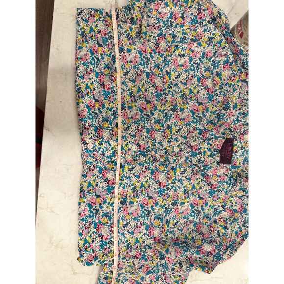J.Crew Liberty Art Fabrics Floral Blouse Ruffle Detail Size 8. NWOT - Picture 9 of 10